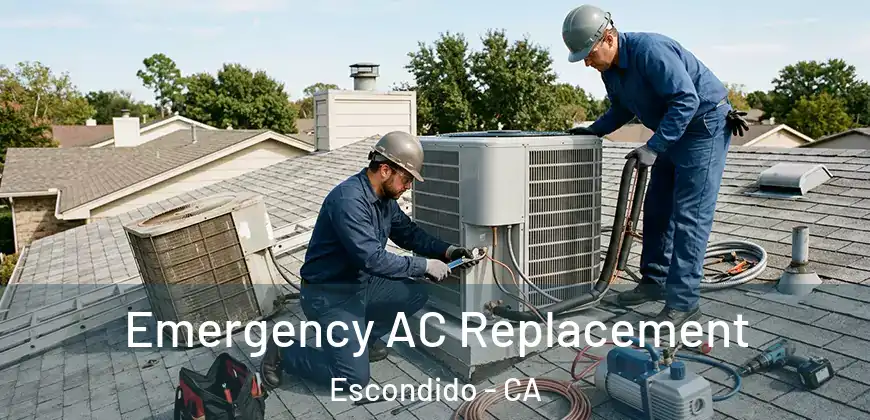  Emergency AC Replacement Escondido - CA