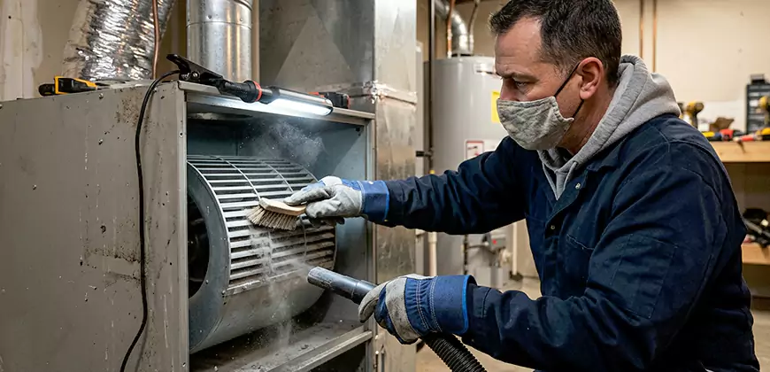 Commercial Vent Decontamination in Escondido