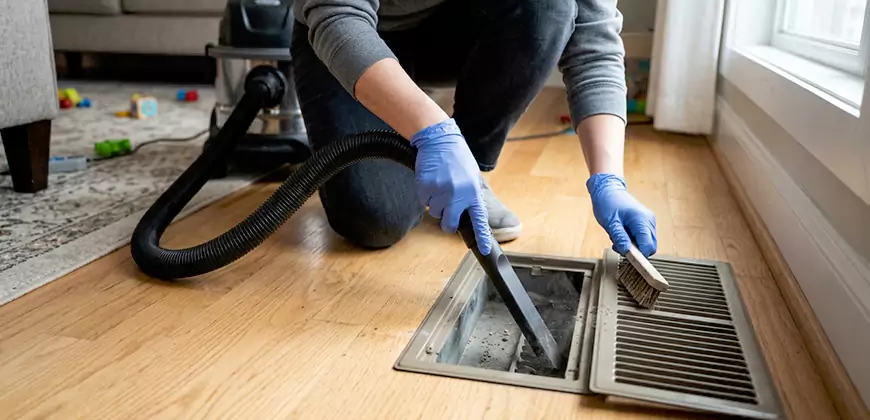 Ducted Heating Filter Cleaning in Escondido