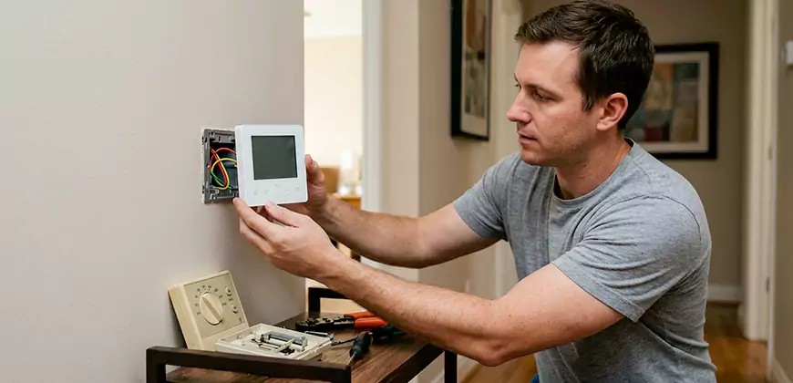 Heat Pump Thermostat Configuration in Escondido
